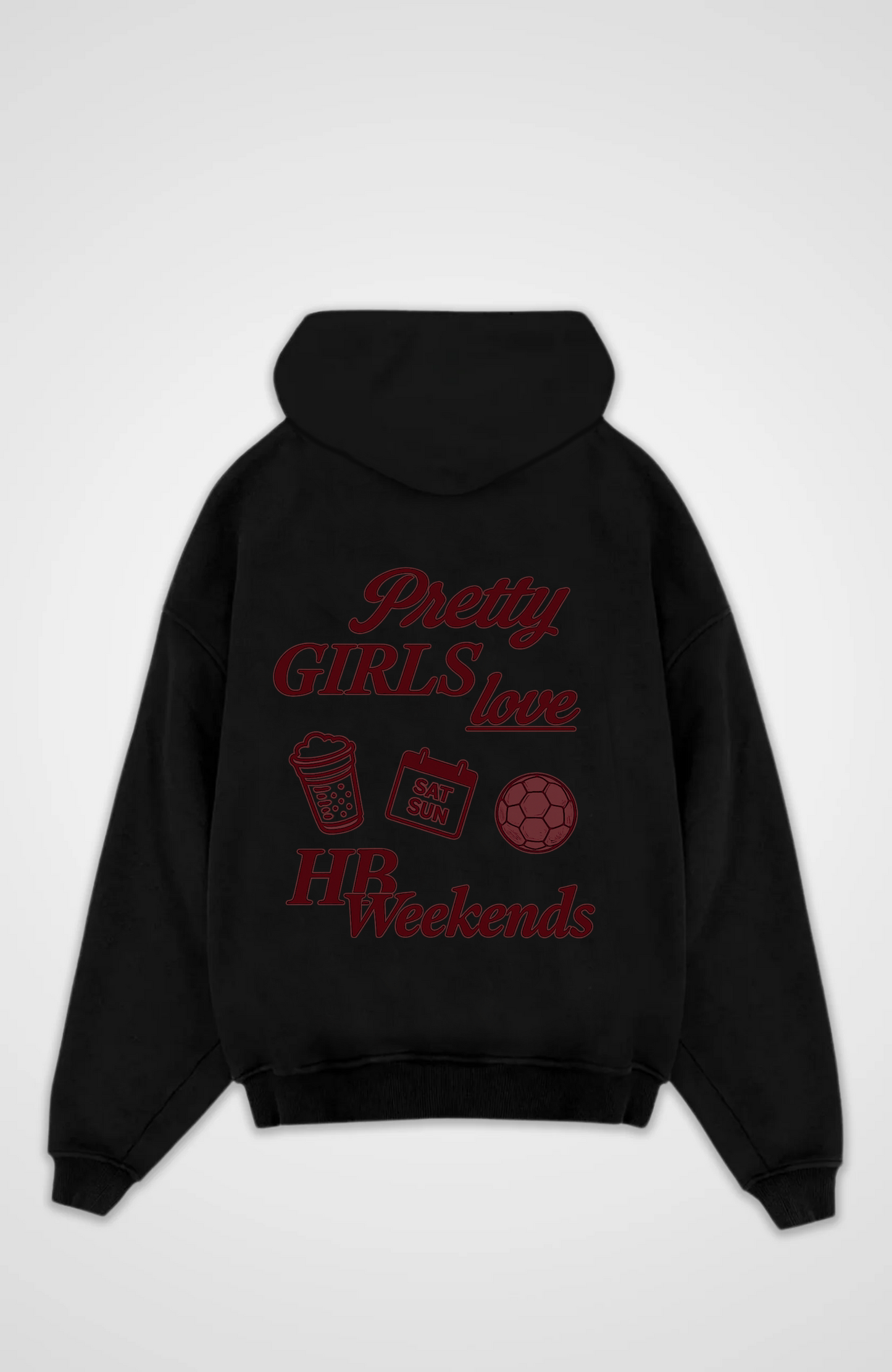 Pretty Girls love Handball Weekend Oversized Hoodie