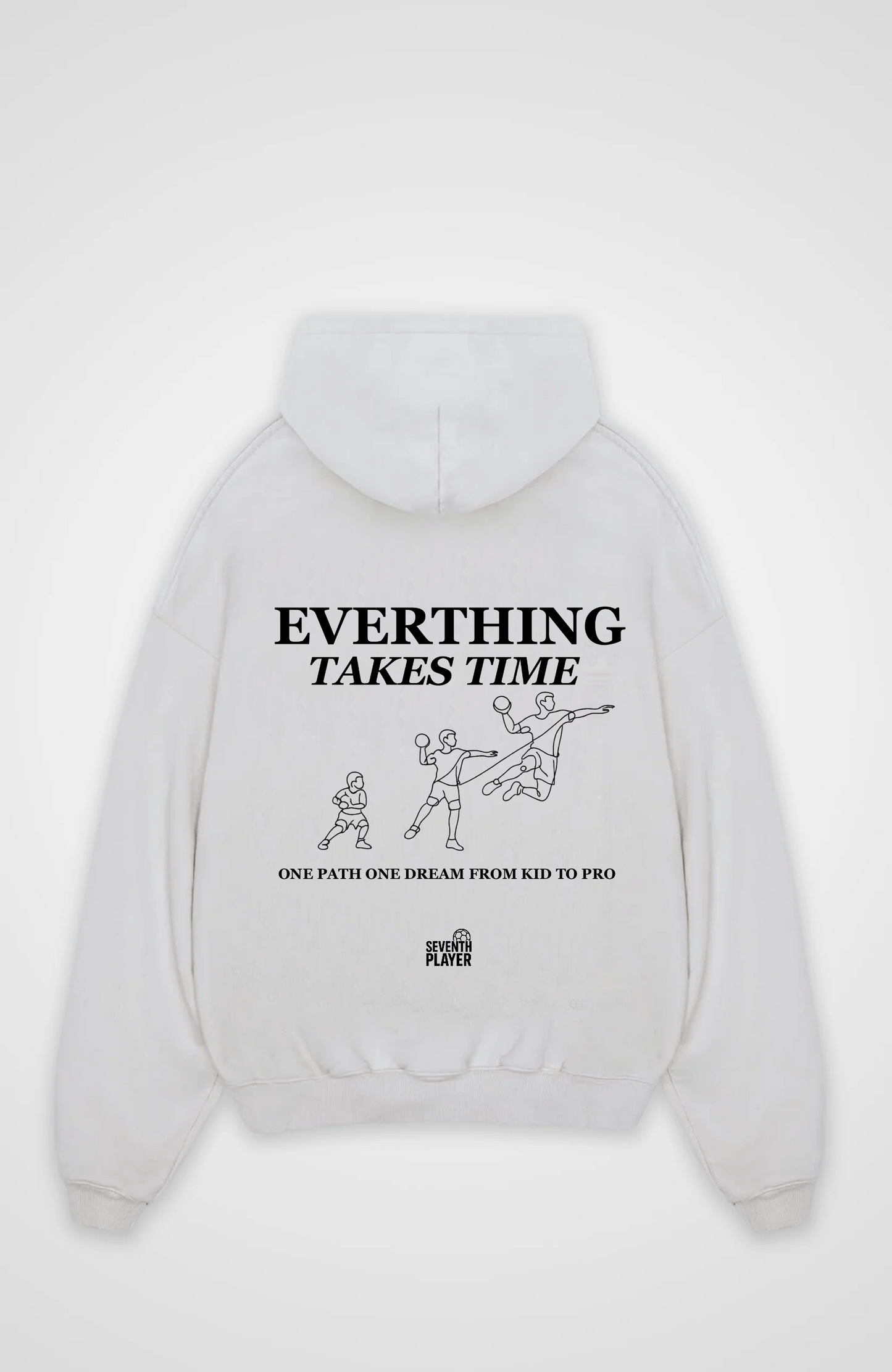 Everthing takes Time Oversized Hoodie