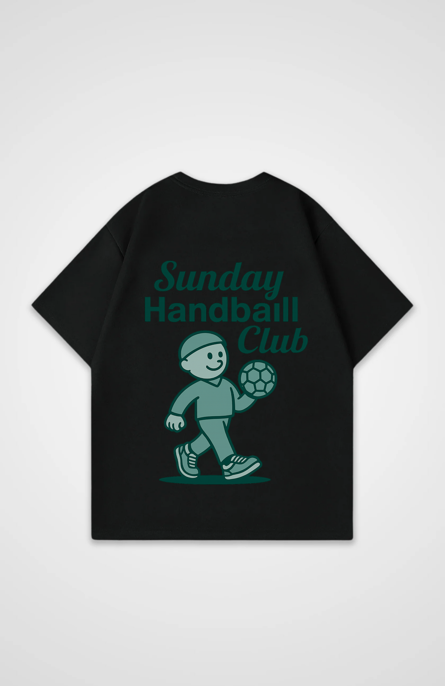Sunday Hand Ball Club  Oversized T-Shirt