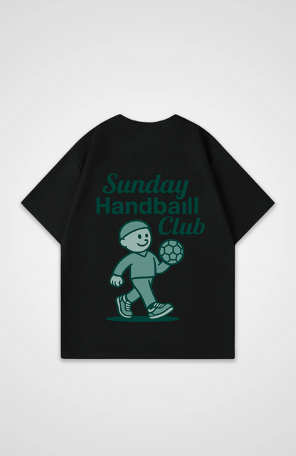 Sunday Hand Ball Club  Oversized T-Shirt