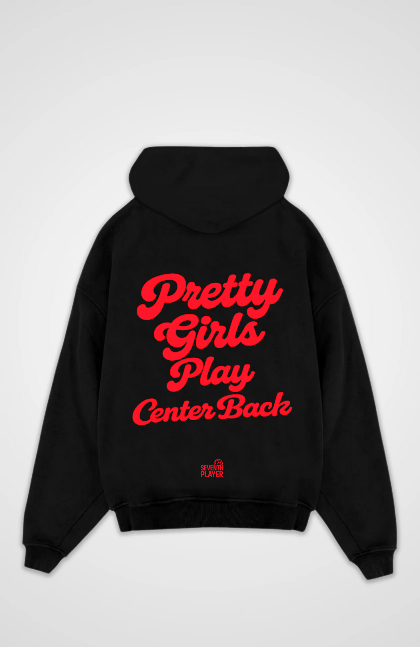 Pretty Girls Play Center Back Oversized Hoodie