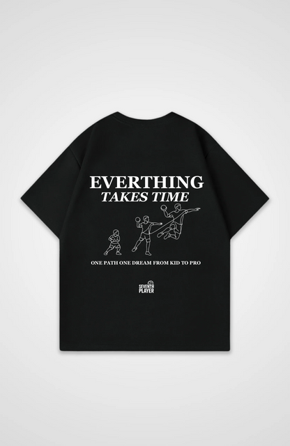 Everthing Takes Time Oversized T-Shirt