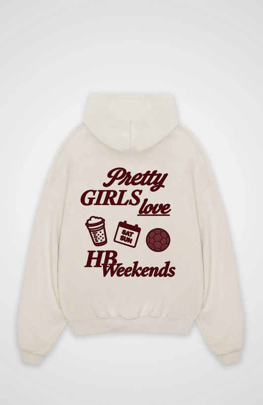 Pretty Girls love Handball Weekend Oversized Hoodie