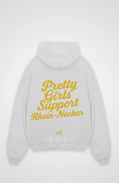 Pretty Girls Support Rhein Neckar Oversized Hoodie