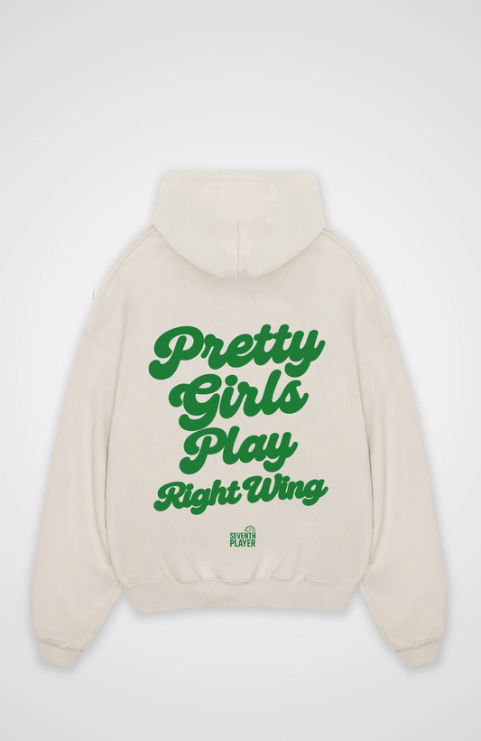 Pretty Girls Play Right Wing Oversized Hoodie