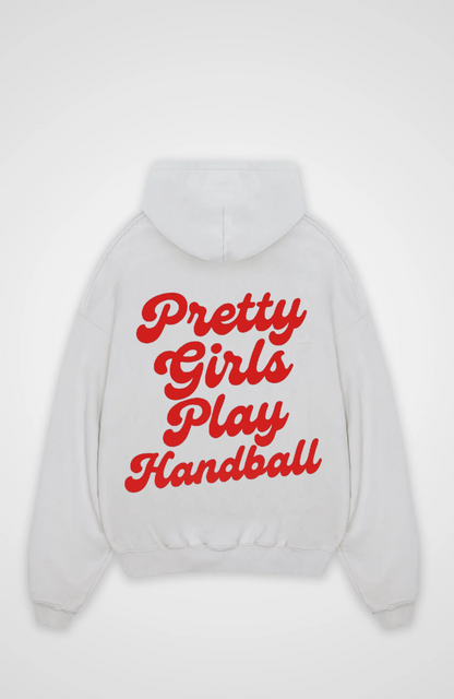 Pretty Girls Play Handball Oversized Hoodie