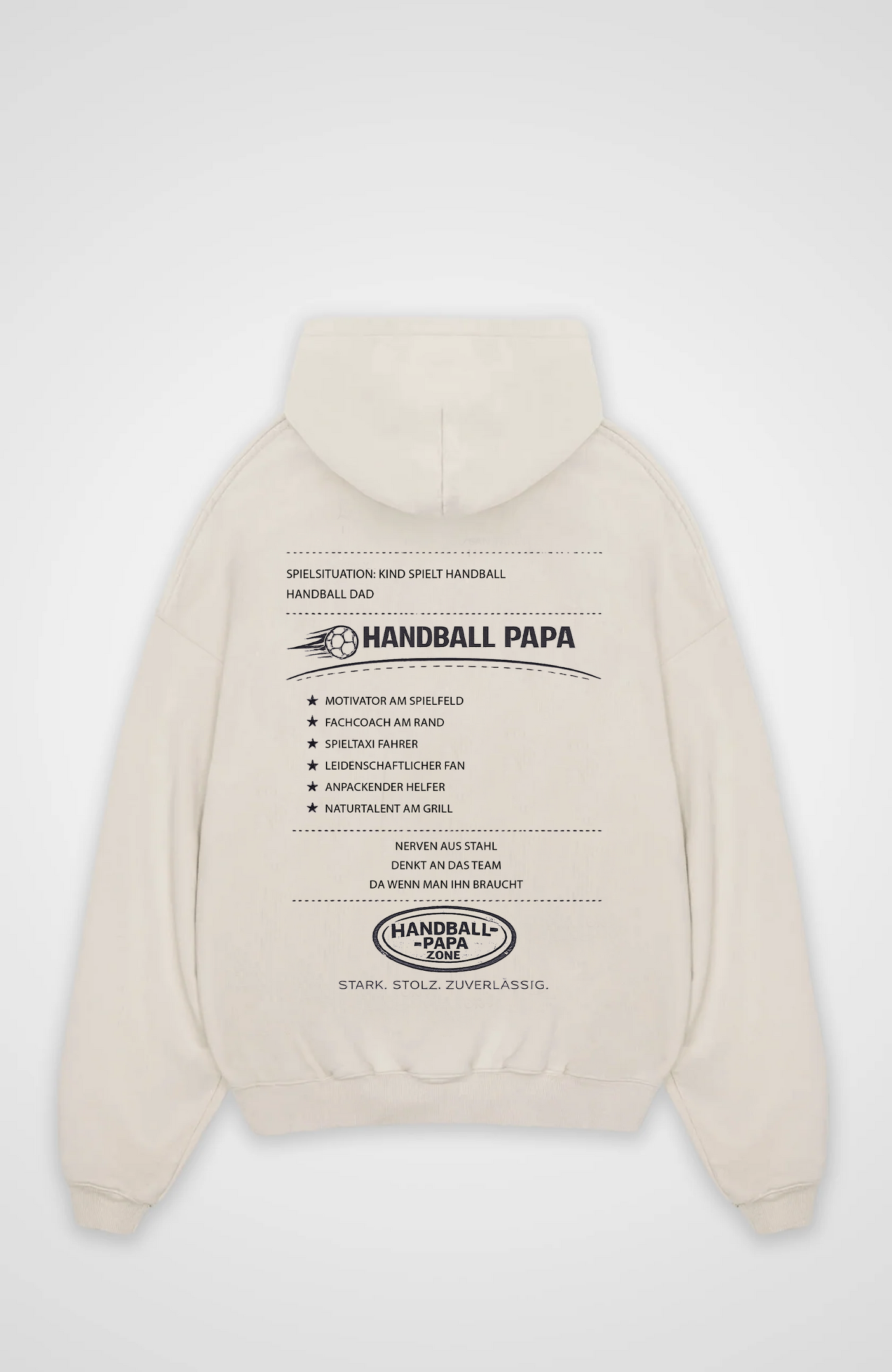 Handball Papa Oversized Hoodie
