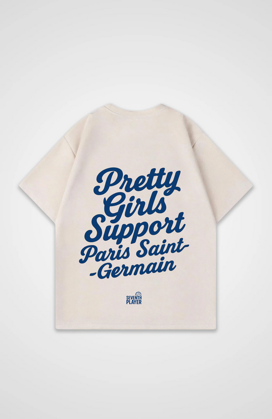 Pretty Girls Support Paris Saint Germain Oversized T-Shirt