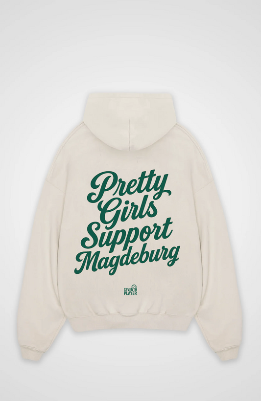 Pretty Girls Support Magdeburg Oversized Hoodie