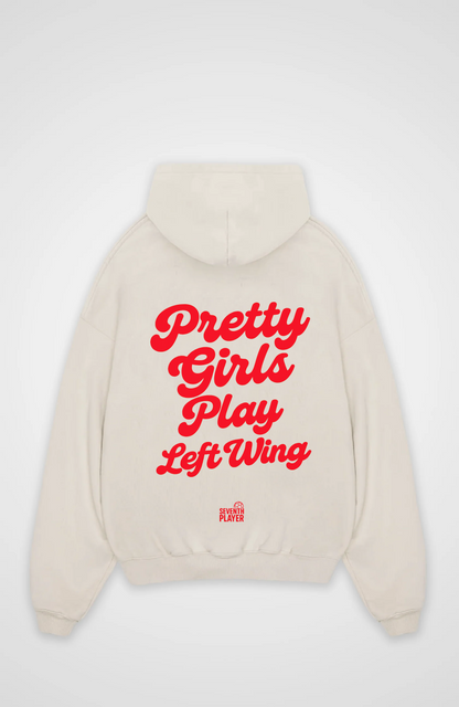 Pretty Girls Play Left Wing Oversized Hoodie