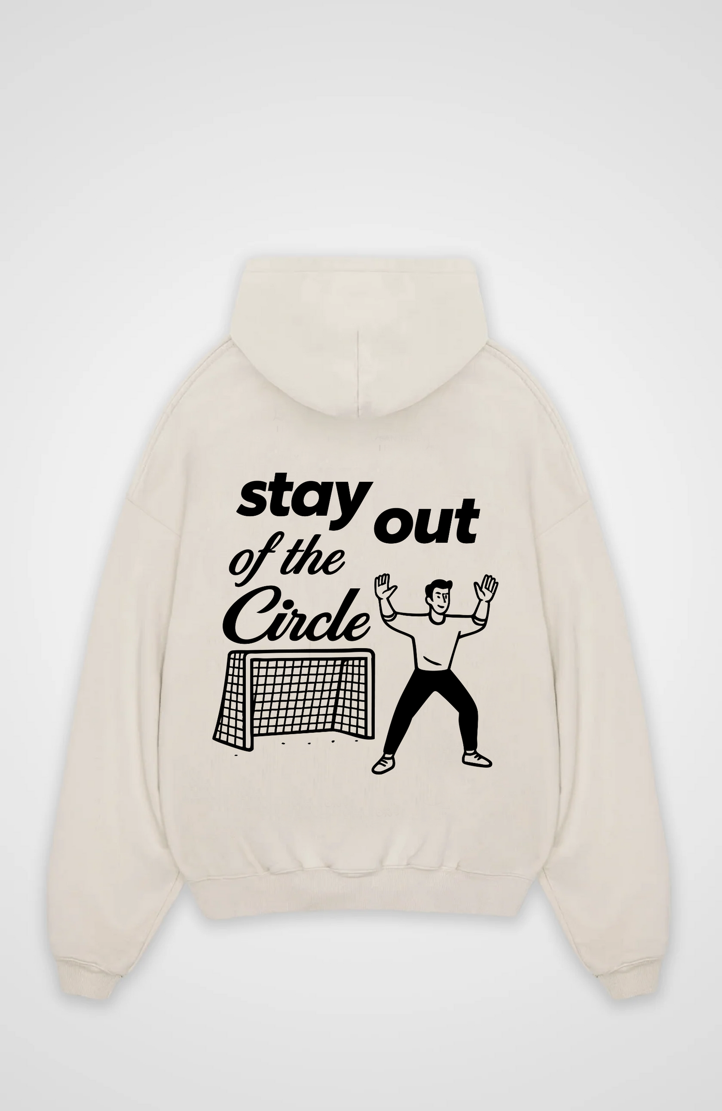 Stay out of the Circle  Oversized Hoodie