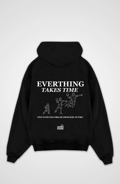Everthing takes Time Oversized Hoodie