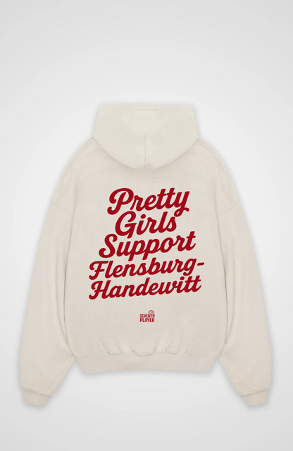 Pretty Girls support Flensburg  Oversized Hoodie