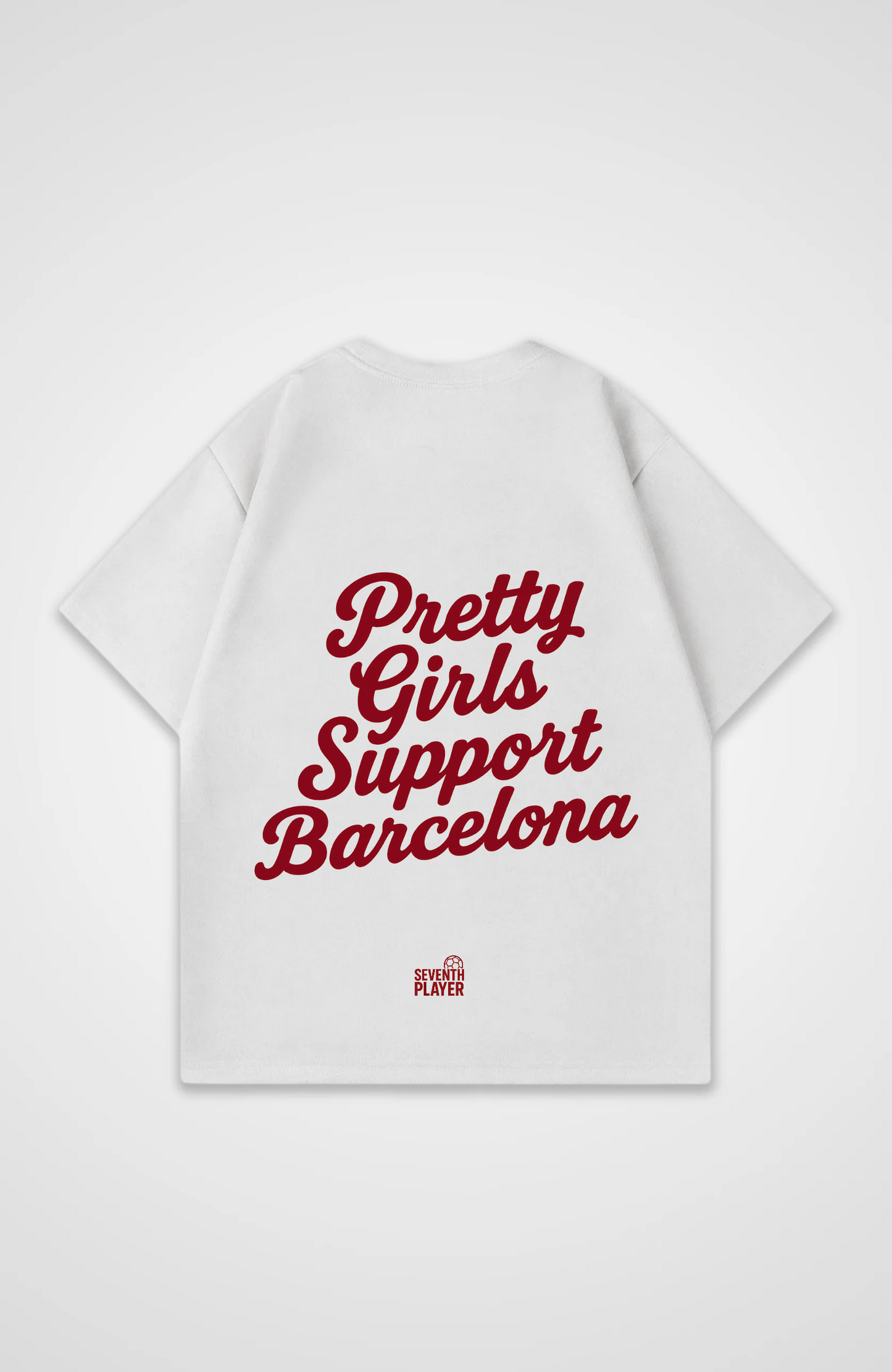 Pretty Girls Support Barcalona Oversized T-Shirt