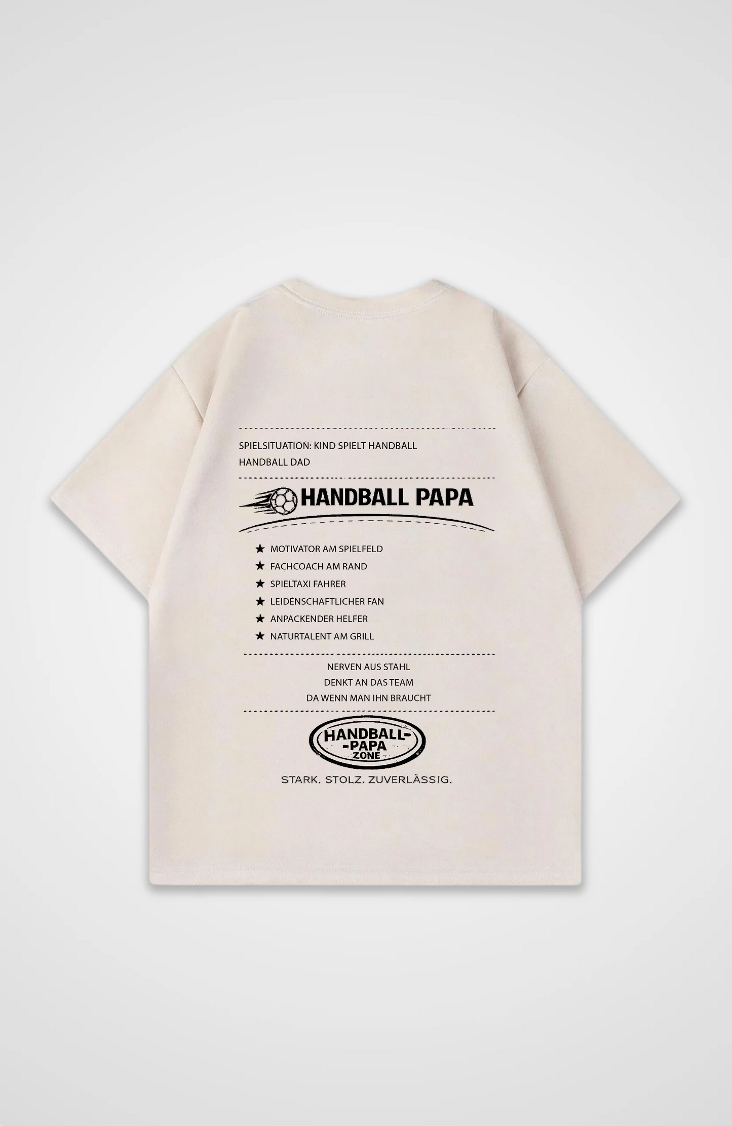 Handball Papa Oversized T-Shirt