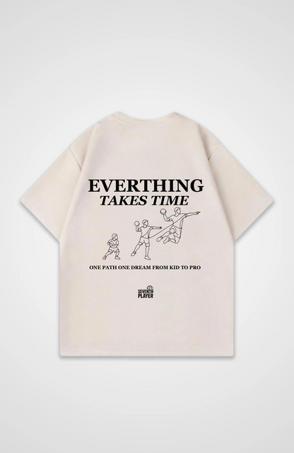 Everthing Takes Time Oversized T-Shirt