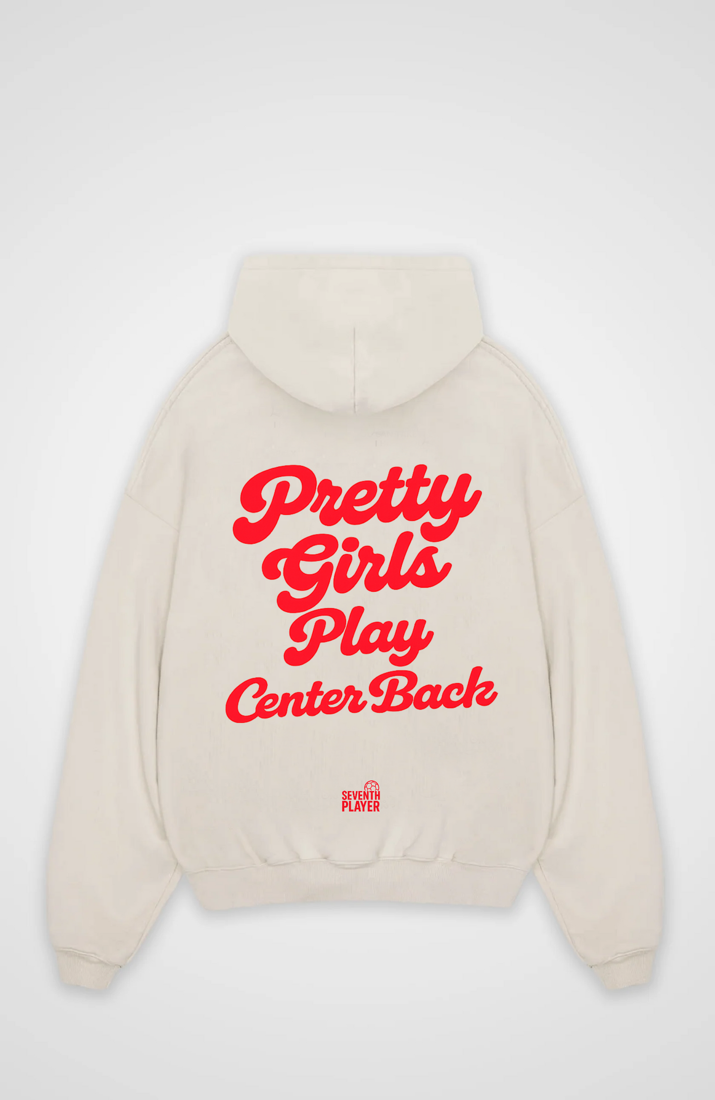 Pretty Girls Play Center Back Oversized Hoodie