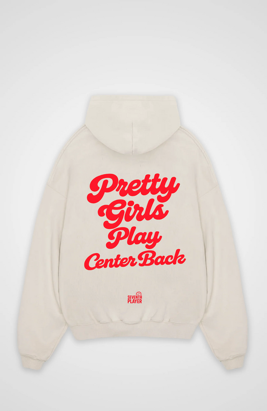 Pretty Girls Play Center Back Oversized Hoodie