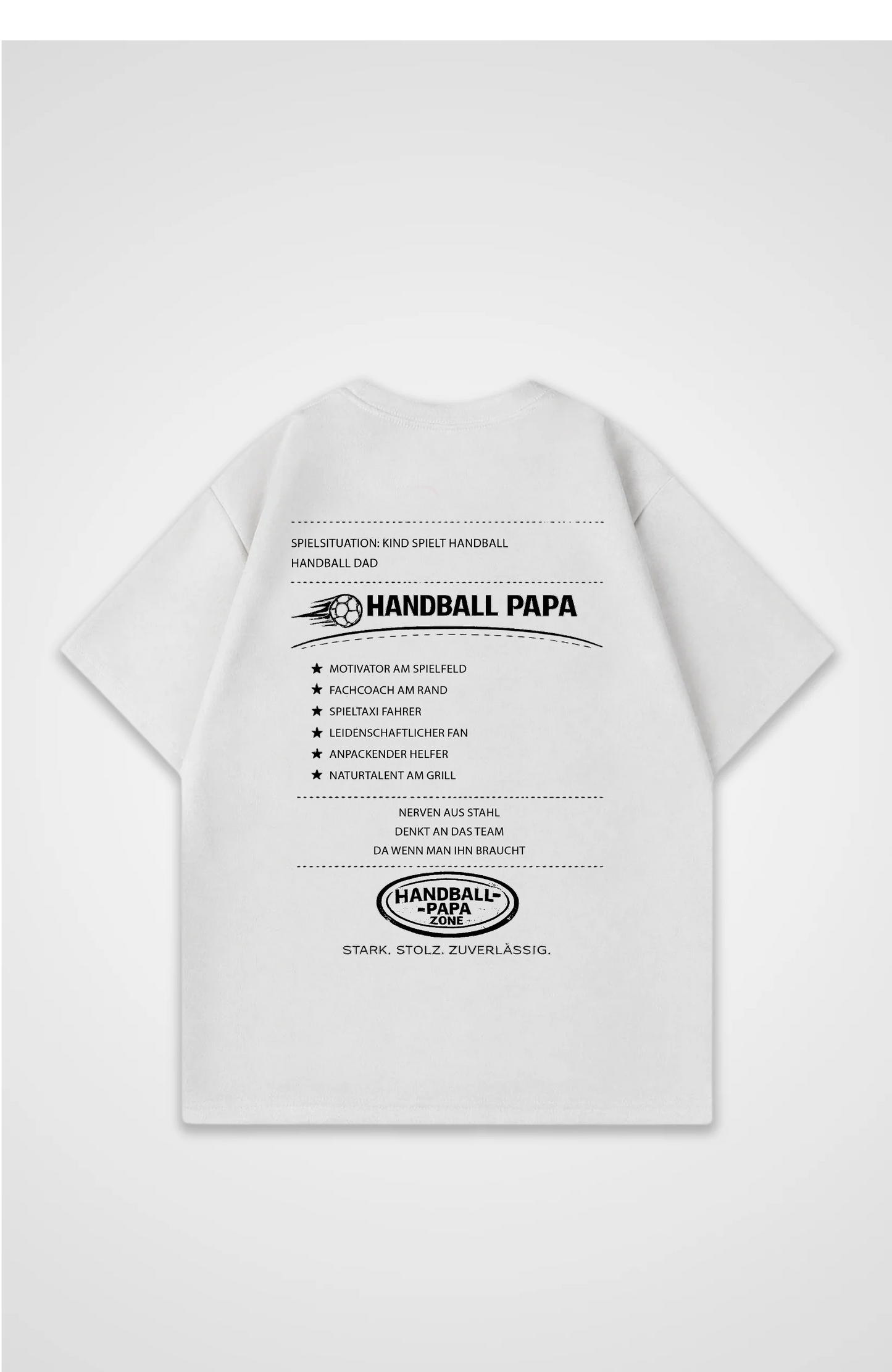 Handball Papa Oversized T-Shirt