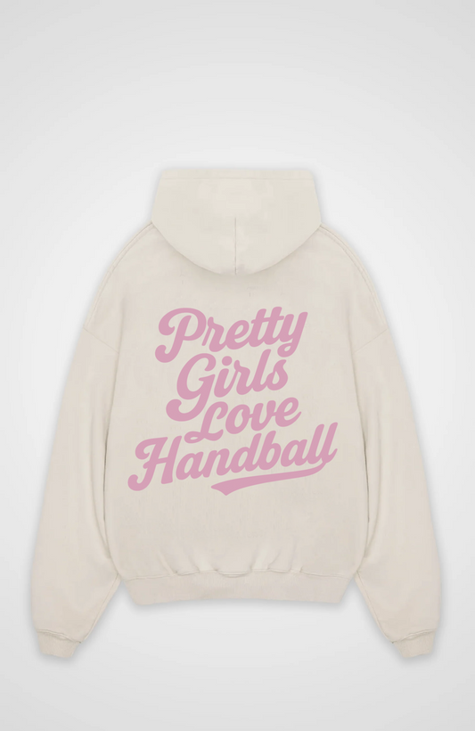 Pretty Girls love Handball  Oversized Hoodie