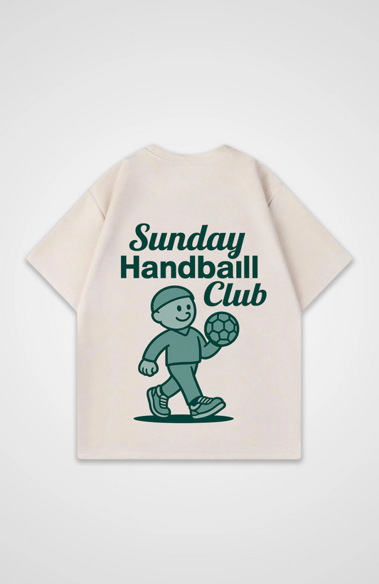 Sunday Hand Ball Club  Oversized T-Shirt