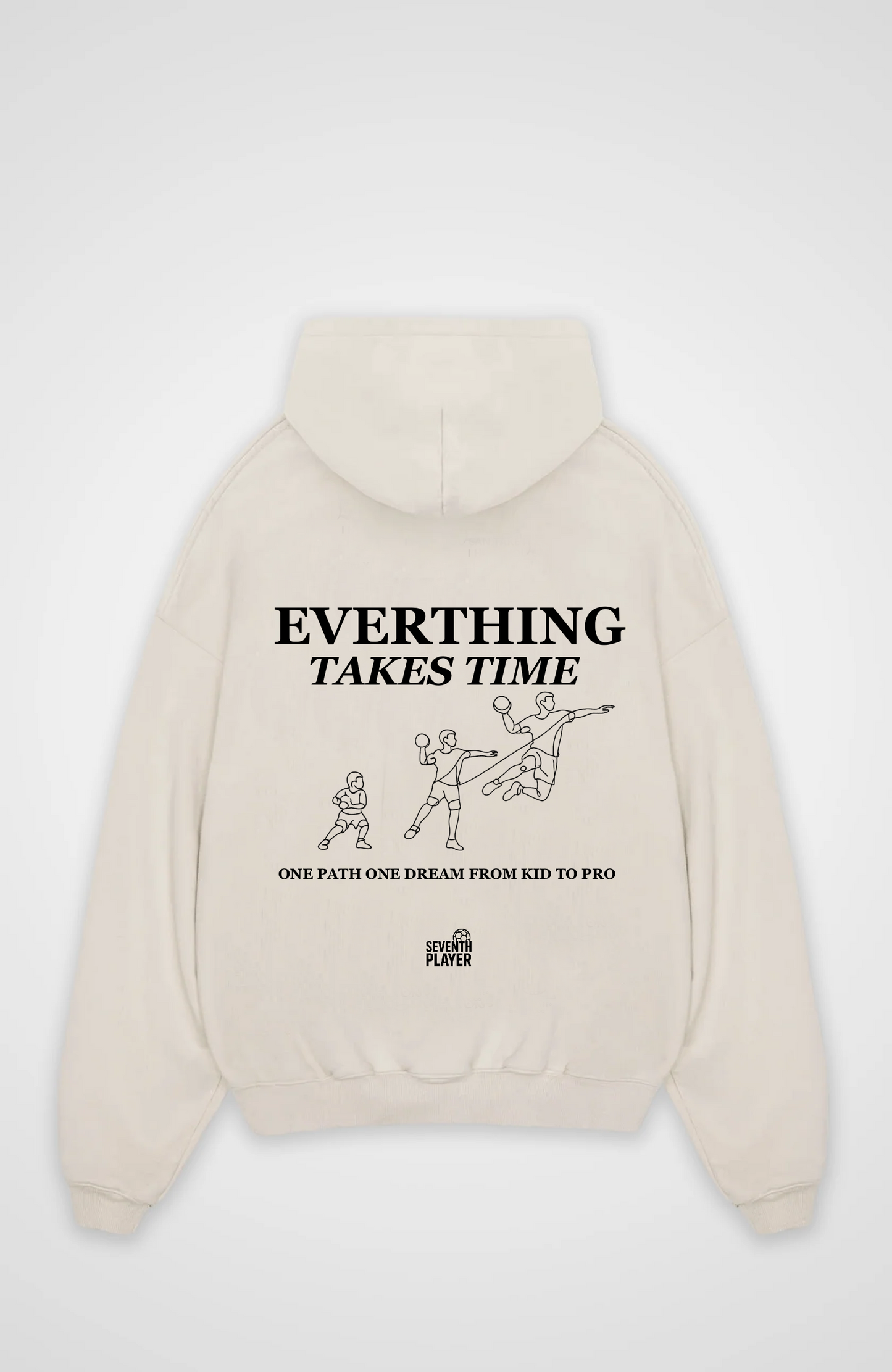 Everthing takes Time Oversized Hoodie