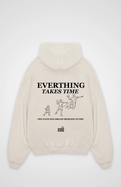 Everthing takes Time Oversized Hoodie