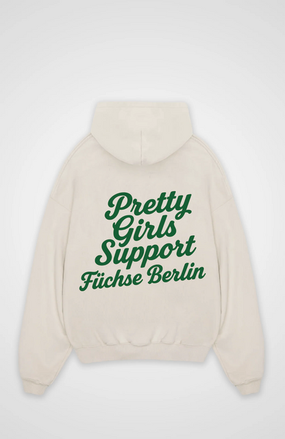 Pretty Girls Support Füchse Berlin  Oversized Hoodie