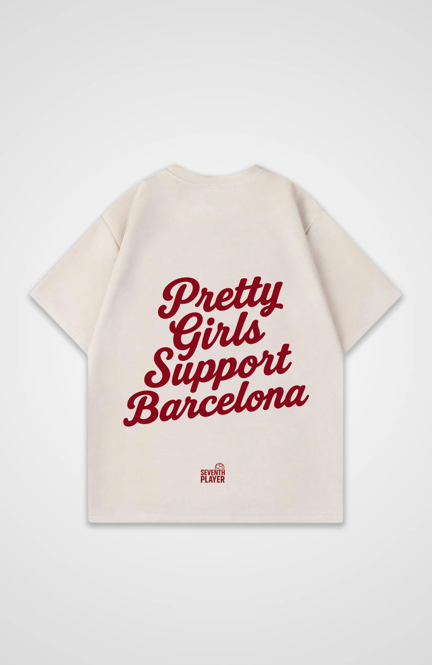 Pretty Girls Support Barcalona Oversized T-Shirt