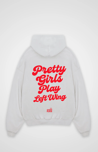 Pretty Girls Play Left Wing Oversized Hoodie