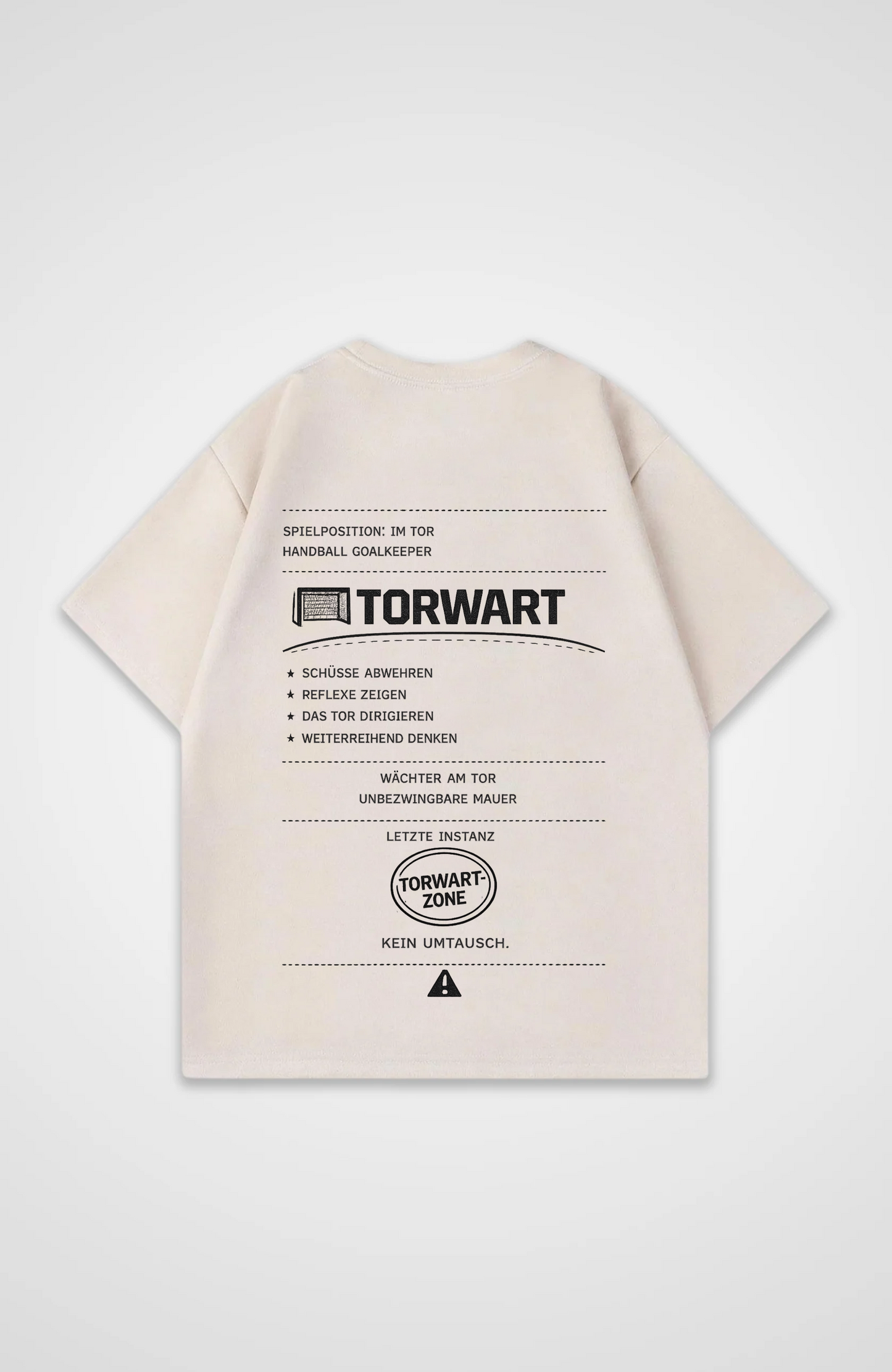 Torwart Oversized T-Shirt