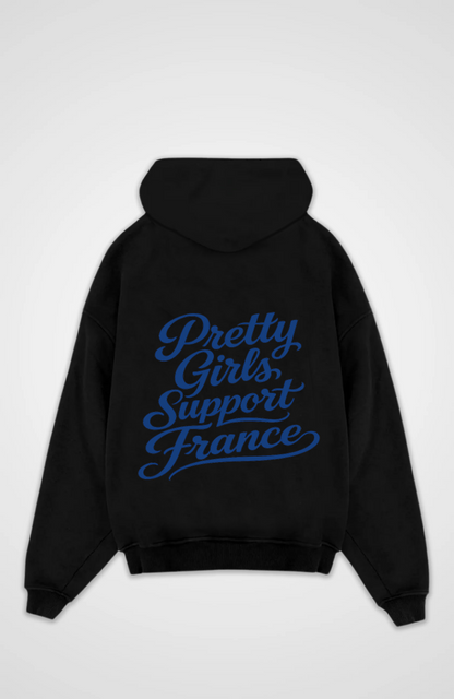 Pretty Girls Support France Oversized Hoodie