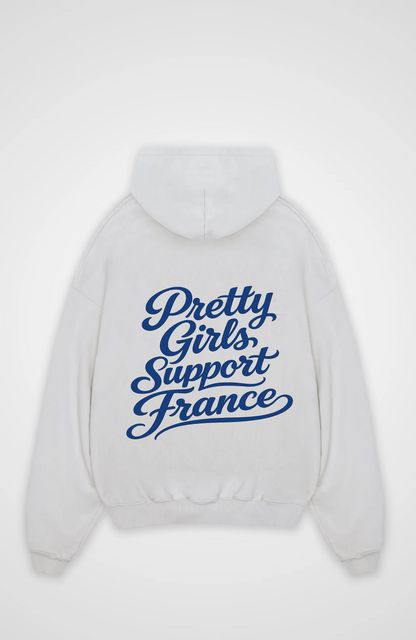 Pretty Girls Support France Oversized Hoodie