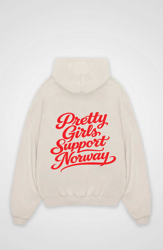 Pretty Girls Support Norway Oversized Hoodie