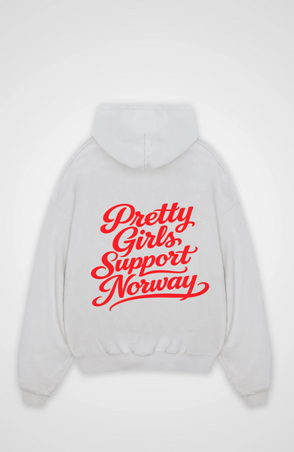 Pretty Girls Support Norway Oversized Hoodie