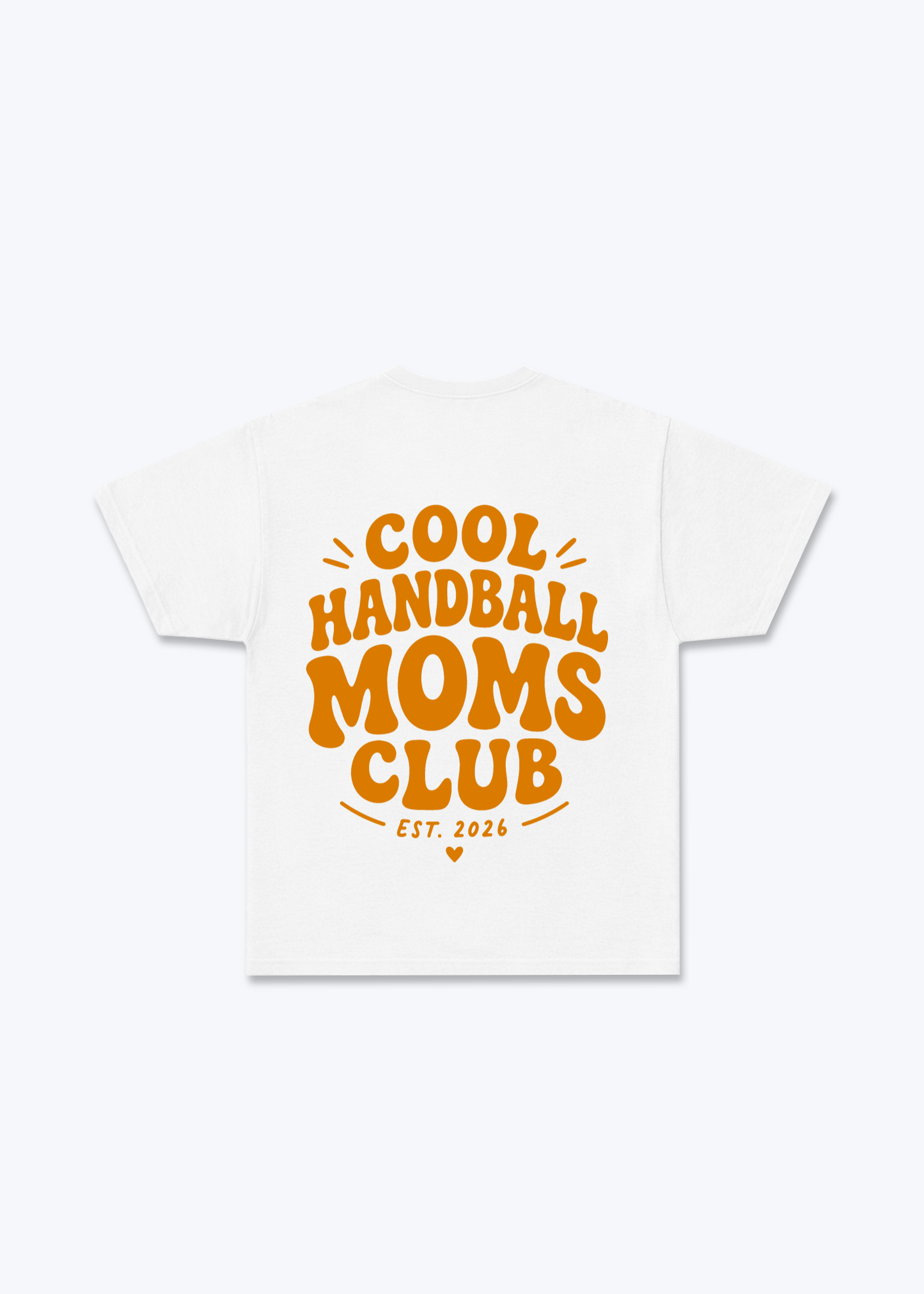 Cool Handball Mums Clubs Regular Shirt - White Back (Designed)
