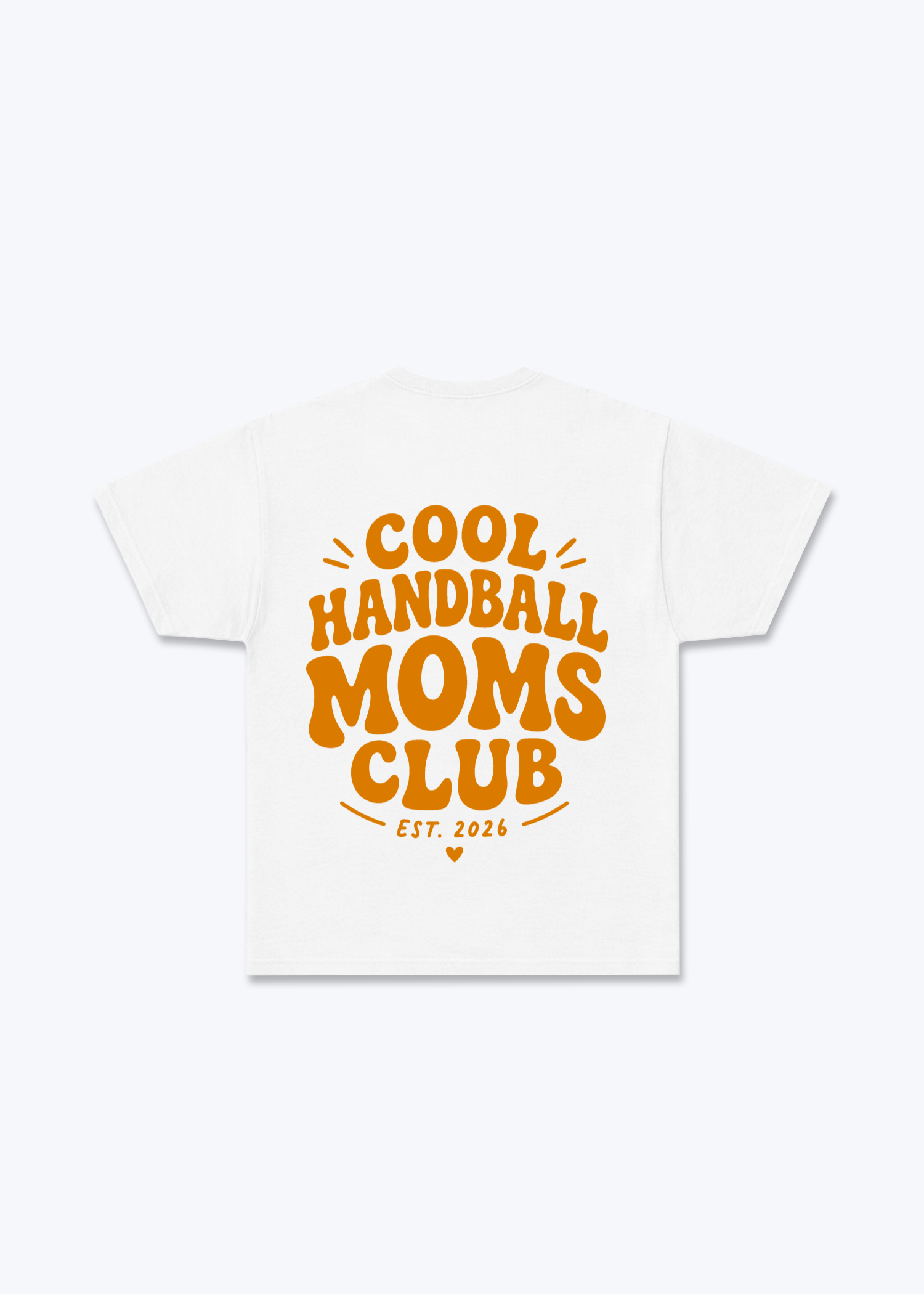 Cool Handball Mums Clubs Regular Shirt - White Back (Designed)