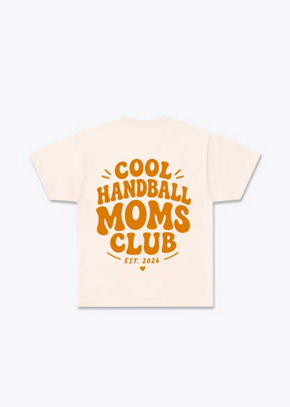 Cool Handball Mums Clubs Regular Shirt - Beige Back (Designed)