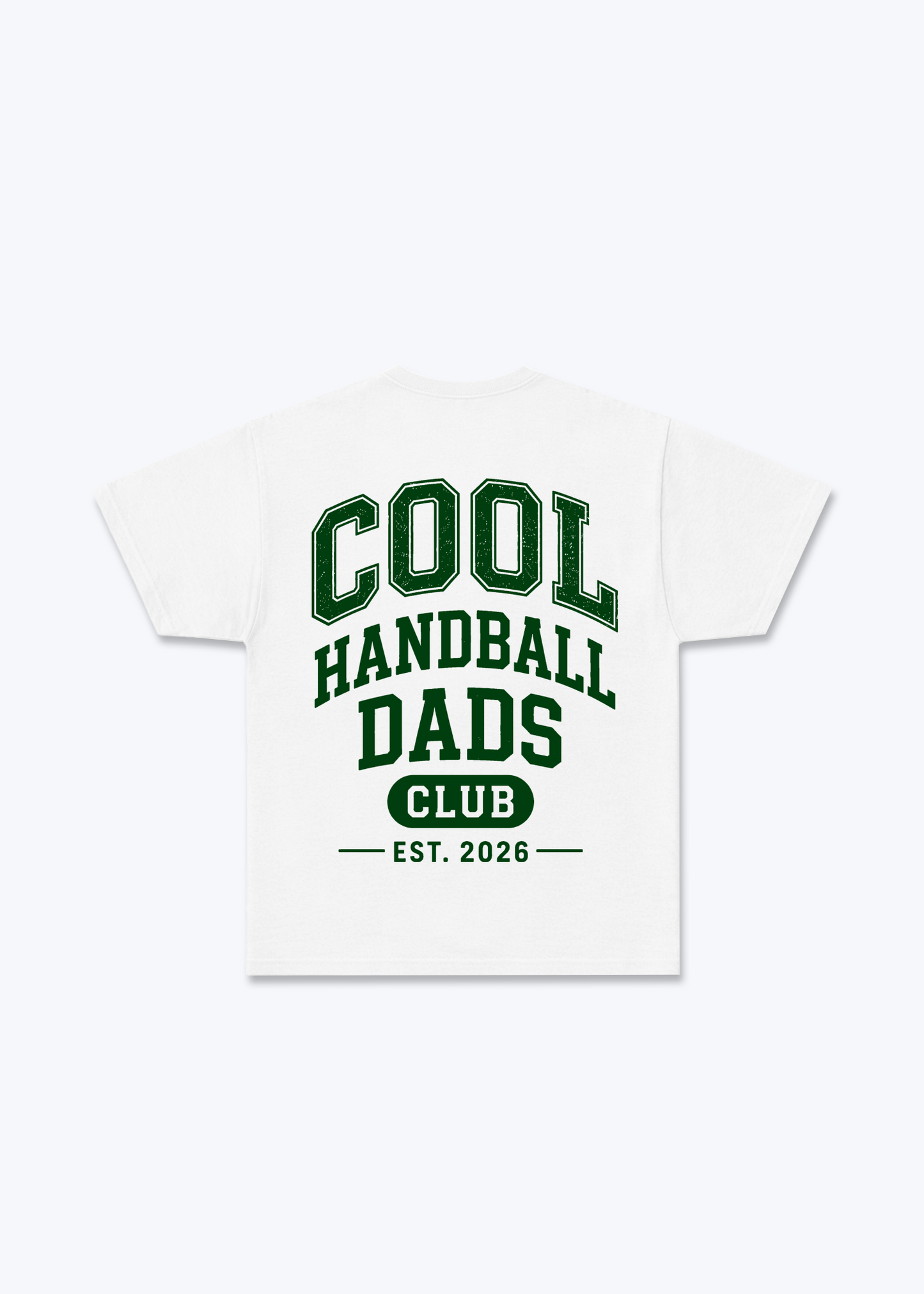 Cool Handball Dads Clubs Regular Shirt - White Back (Designed)