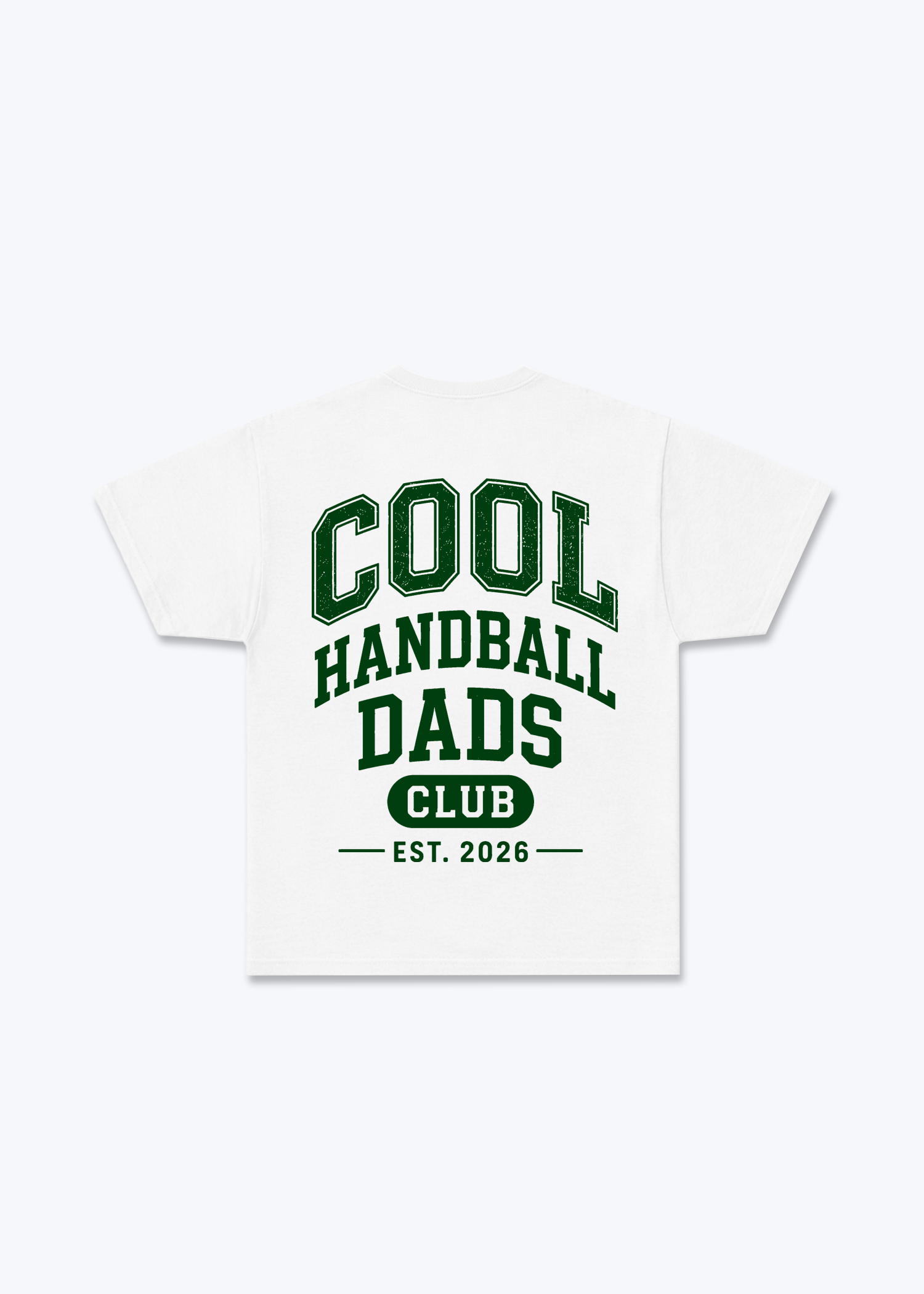 Cool Handball Dads Clubs Regular Shirt - White Back (Designed)