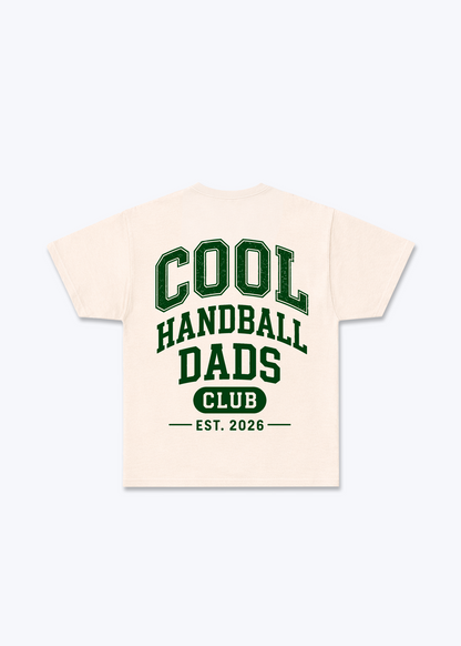 Cool Handball Dads Clubs Regular Shirt - Beige Back (Designed)