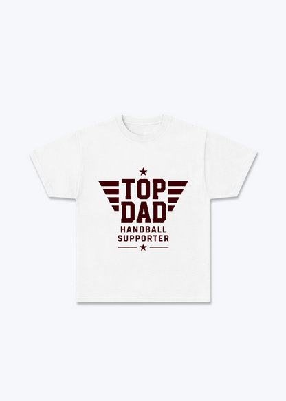 Top Dad Regular Shirt - White Front (Designed)