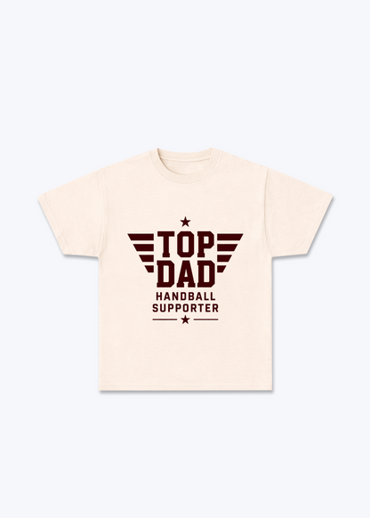 Top Dad Regular Shirt - Beige Front (Designed)