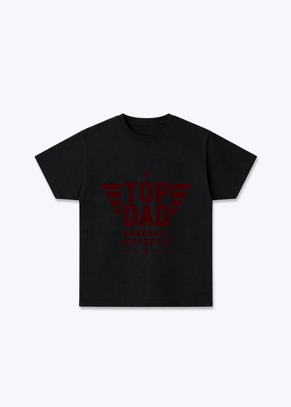 Top Dad Regular Shirt - Black Front (Designed)