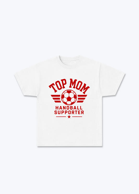 Top Mom  Regular Shirt - White Front (Designed)