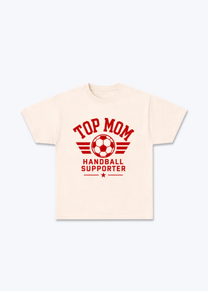 Top Mom  Regular Shirt - Beige Front (Designed)