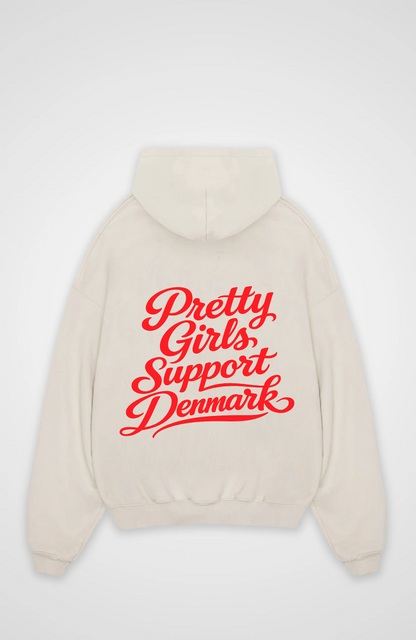 Pretty Girls Support Denmark Oversized Hoodie