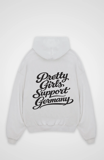 Pretty Girls Support Germany Oversized Hoodie