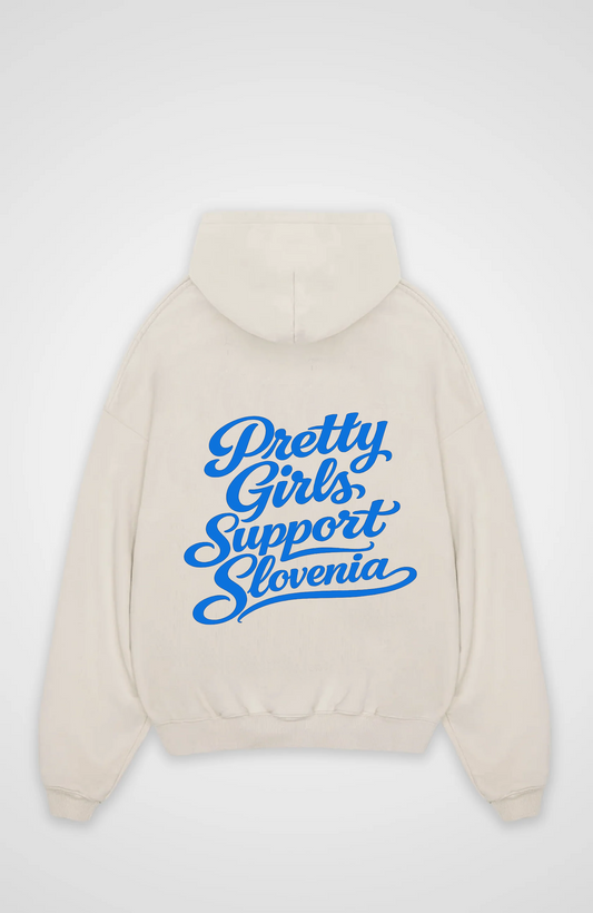 Pretty Girls Support Slovenia Oversized Hoodie