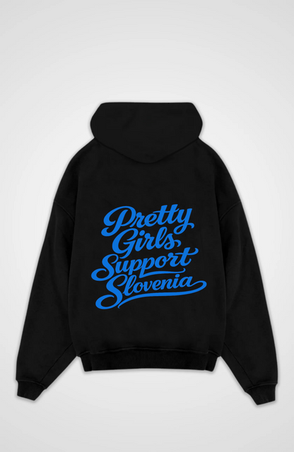 Pretty Girls Support Slovenia Oversized Hoodie